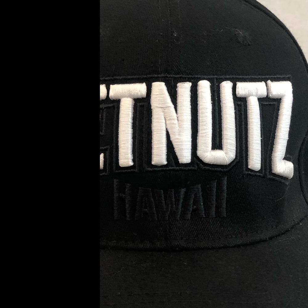Get Nutz Wear Hawaii Black Rasta Flag Bill Embroidered Snapback Hat Cap OSFM - Picture 3 of 11